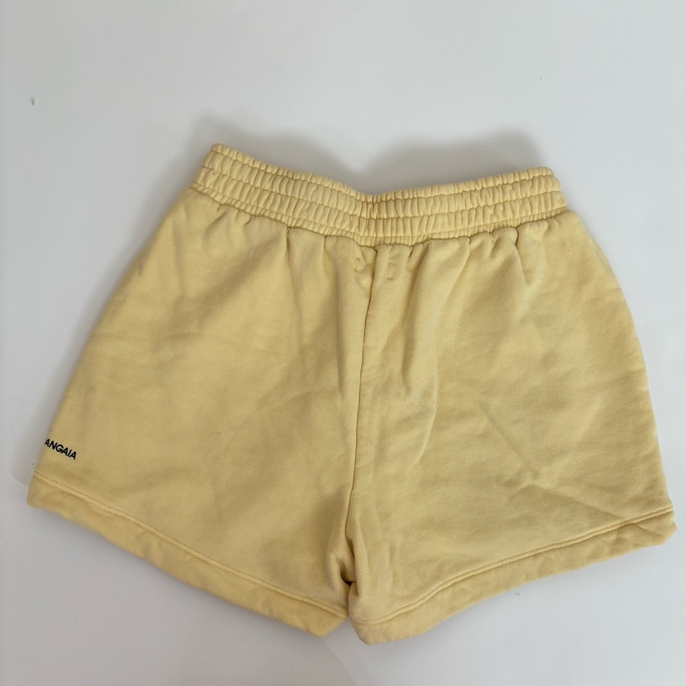 Pangaia 365 Midweight 100% Organic Cotton Shorts Yellow Size XXS - Picture 5 of 13